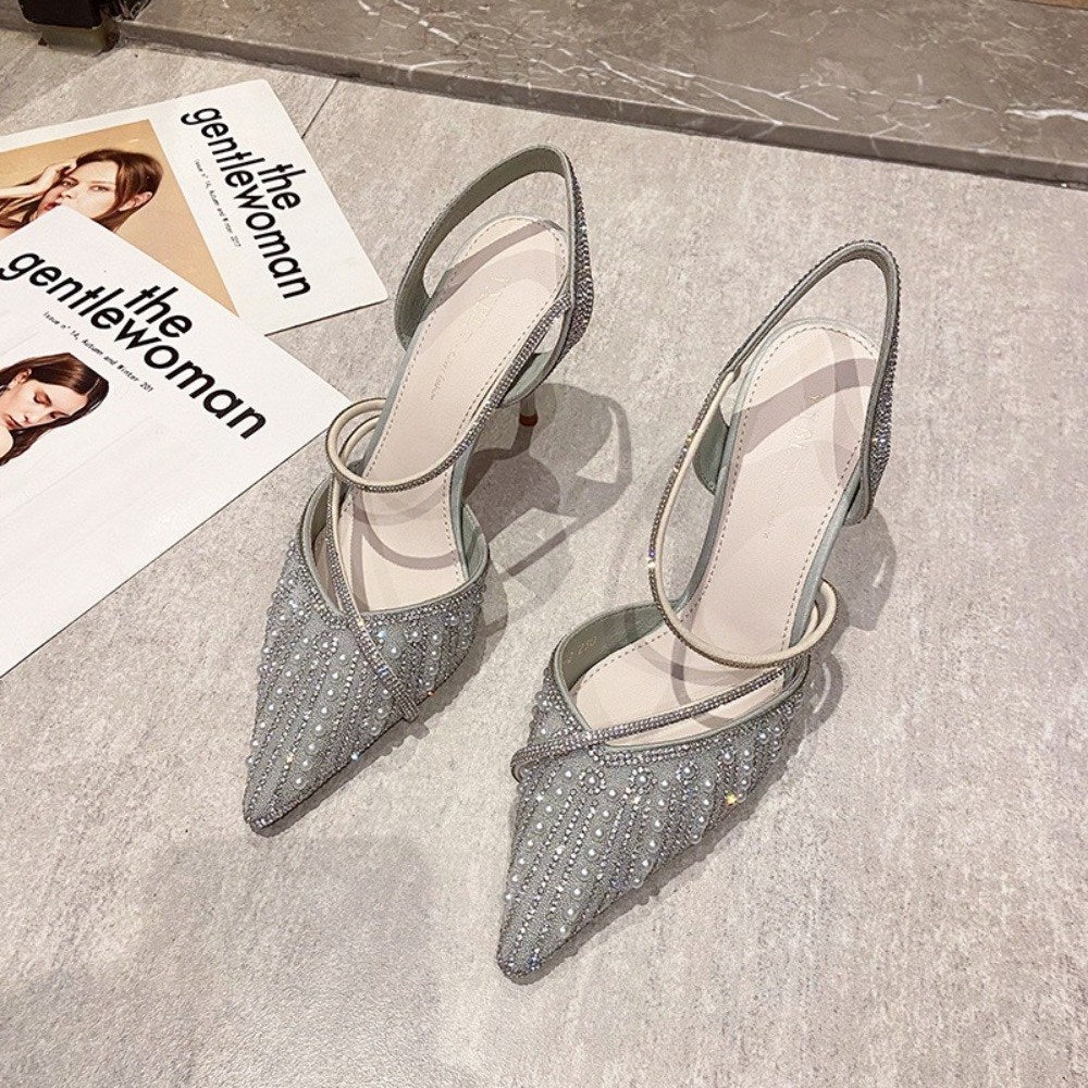슬링백 블링블링 신부 하객 여름 구두 샌들  하이힐  WB3041214