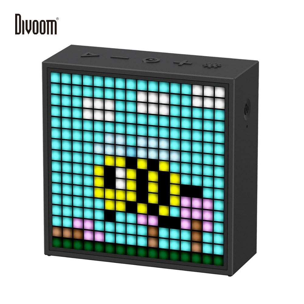 Divoom Timebox Evo 휴대용 스피커 음악 픽셀 아트 다기능 BX3042503