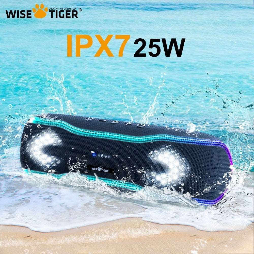 야외 뮤직 파티 스테레오 IPX7 방수 LED 조명 휴대용 블루투스 스피커 BX304271