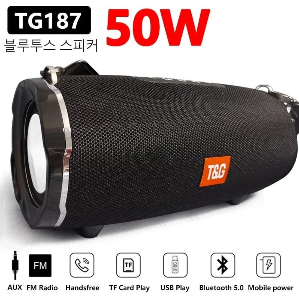 TG187 50W 고출력  블루투스 스피커 야외 방수 무선 휴대용 BX3042714