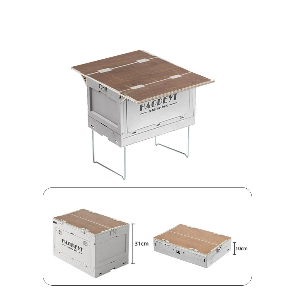 캠핑척박스 선반 밀리터리 테이블 차박 트렁크 식탁 피크닉 폴딩 상자 정리함 BQ3050601