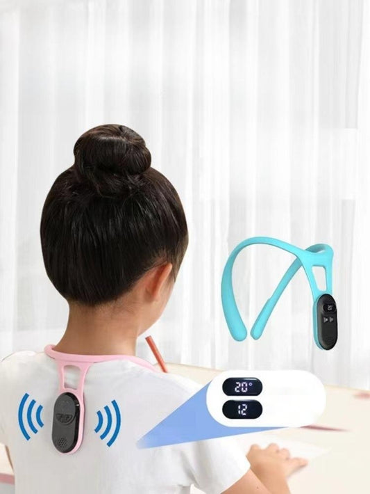 앉은 자세 바른자세 스마트 알림 일자목 어린이 어깨 굽힘 방지  WY3052204