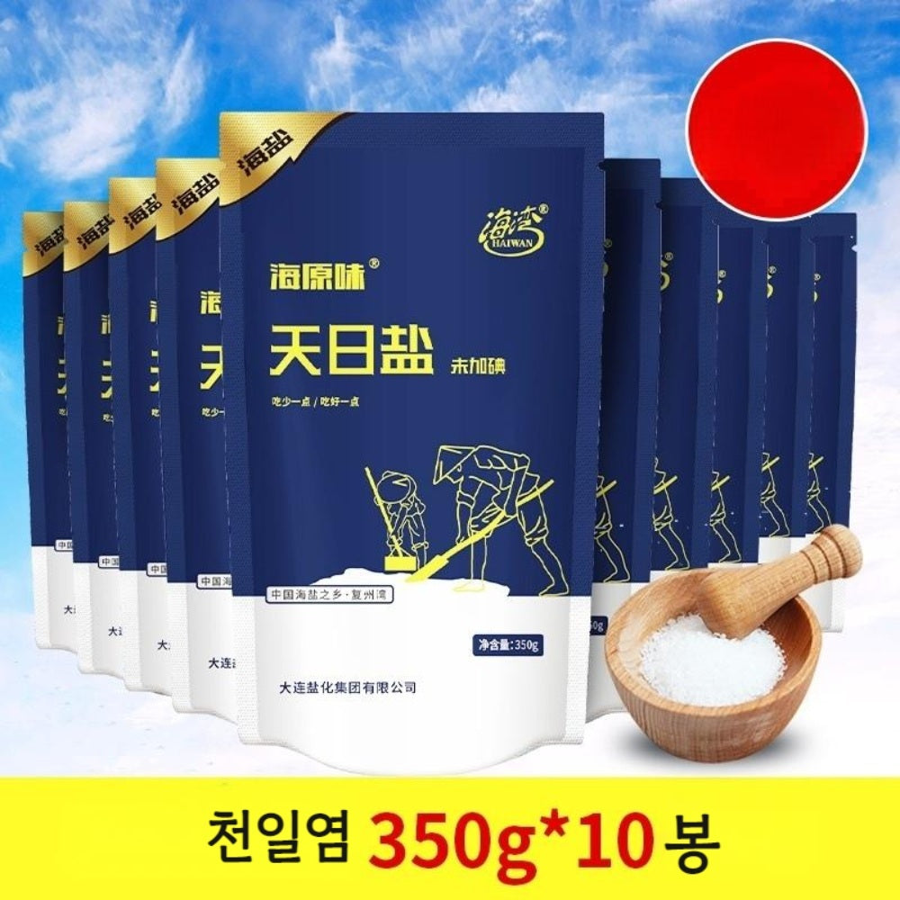 소금 천일염 3.5kg 묶음 꽃소금 솔트 고기 소금  WW3061601