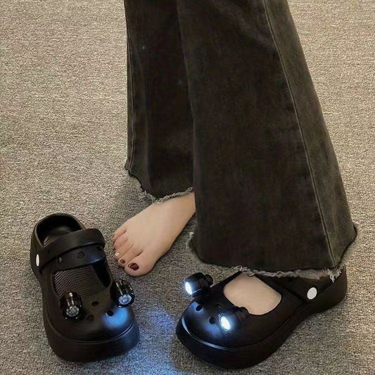 발광 EVA 샌들 슬리퍼 불들어는 경량 푹신한 구멍 패션 여름샌들 BJ3062707