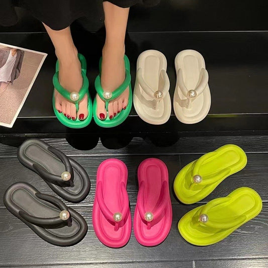 EVA 샌들 슬리퍼 쪼리 푹신한 경량 물놀이 여름샌들 아쿠아슈즈  통굽  BJ3062709