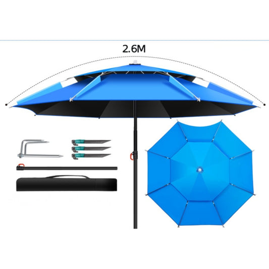 낚시파라솔 비치 우산 초대형 옥상그늘막 각도기 휴대용 차박 우산텐트 WY3062701