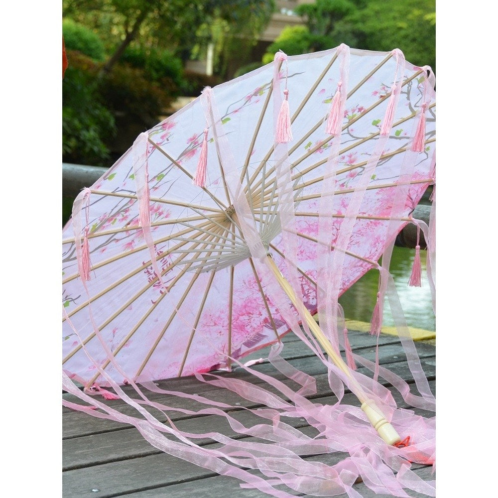 복고 문예 클래식 장우산 동양화 기름종이 중국풍  고풍 우산 WX3072008