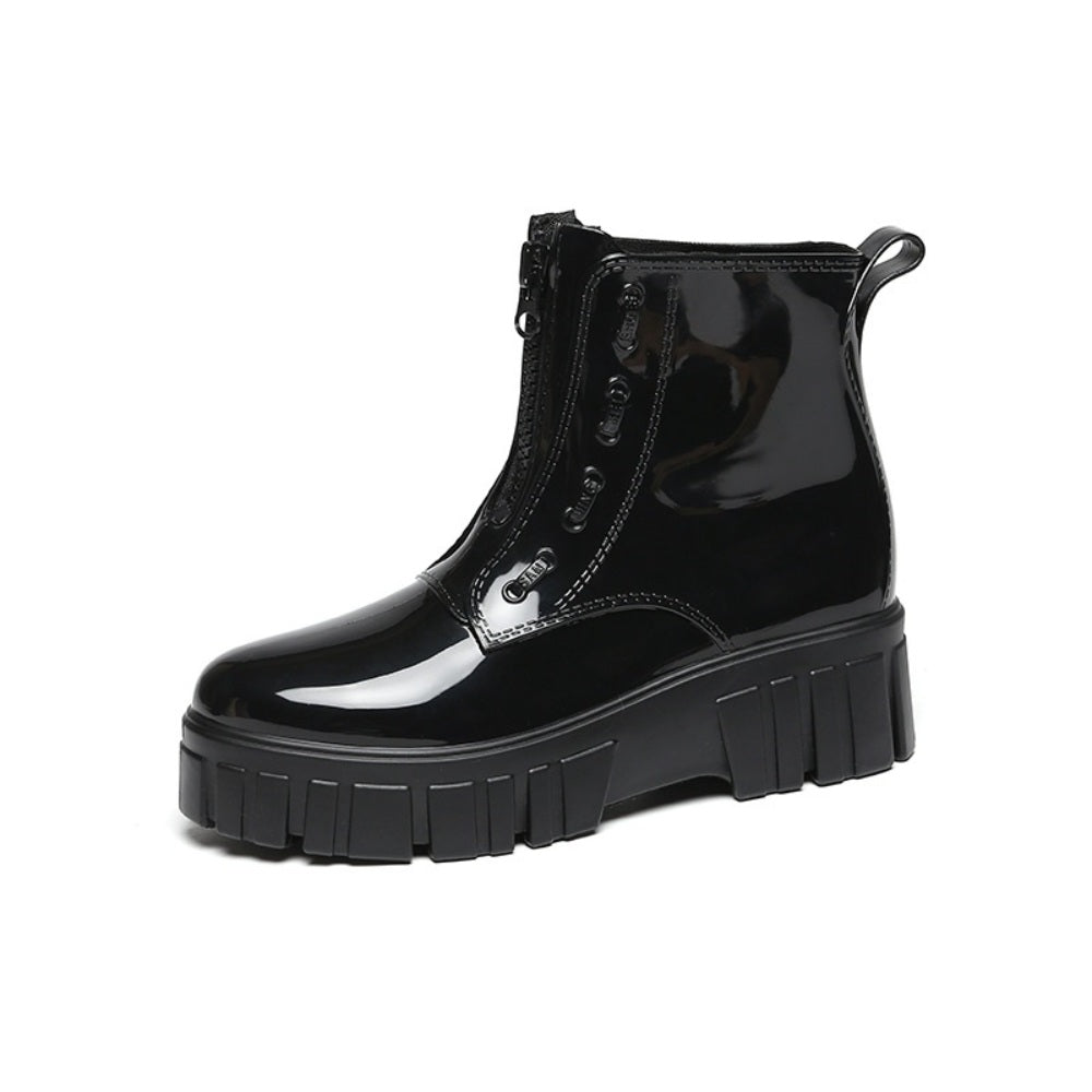 여성레인부츠 장마철 슈즈 통굽 마틴 방수 신발 아쿠아슈즈 여름장화 마모성 BJ3070509