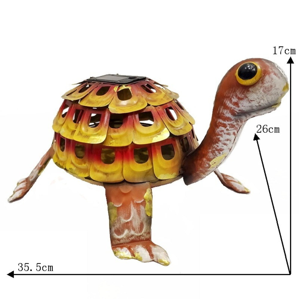 태양광정원등 경관 정원꾸미기 철제 정원조명 잔디등 거북이 조형물  WW3072508