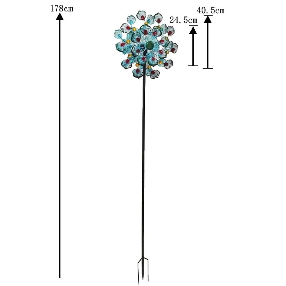 철제 바람개비 공작 풍차 야외 정원등 빌라 정원 꾸미기 WW3072505