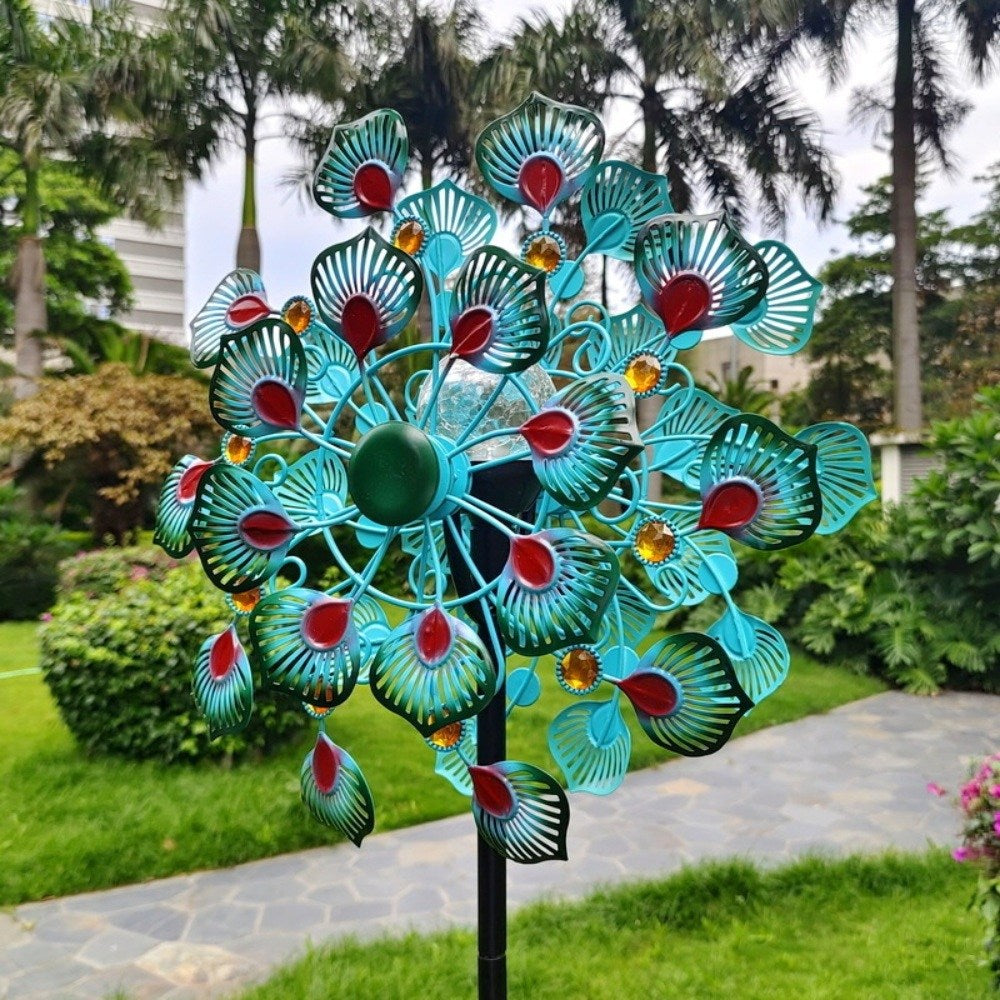 철제 바람개비 공작 풍차 야외 정원등 빌라 정원 꾸미기 WW3072505