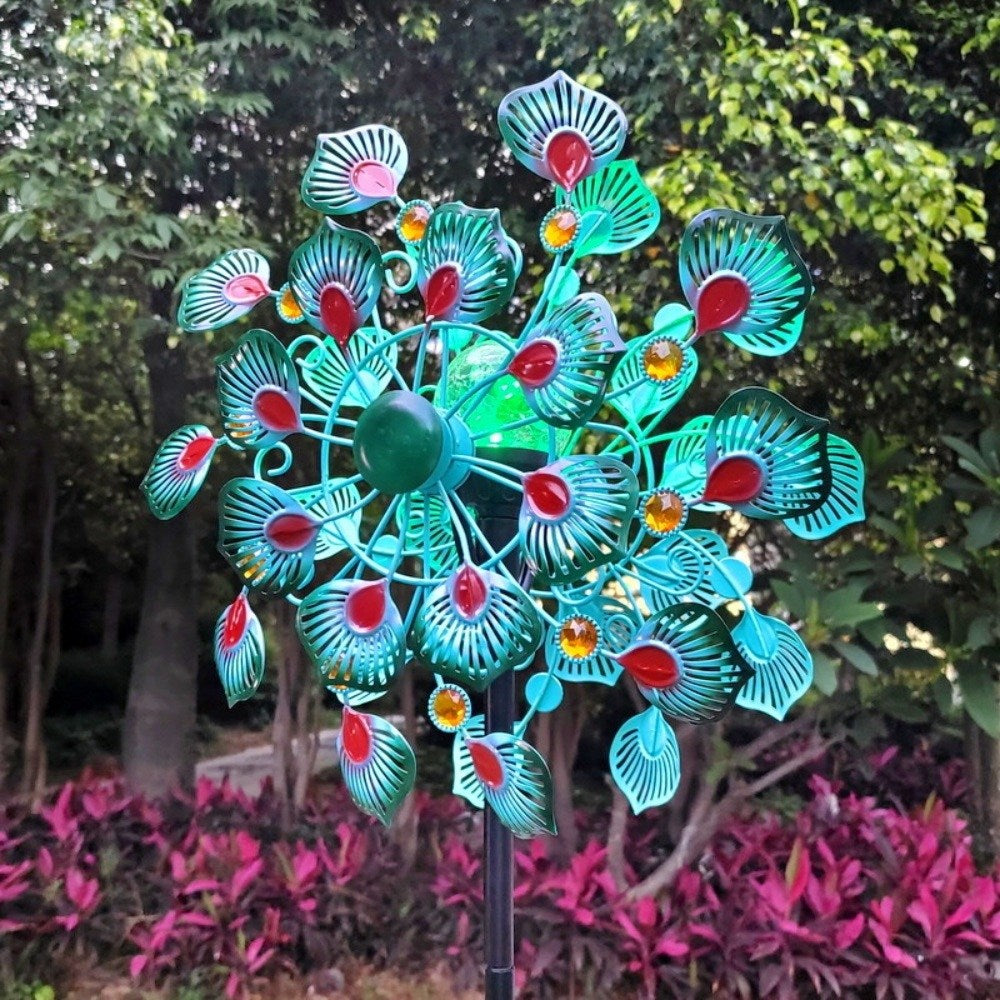 철제 바람개비 공작 풍차 야외 정원등 빌라 정원 꾸미기 WW3072505