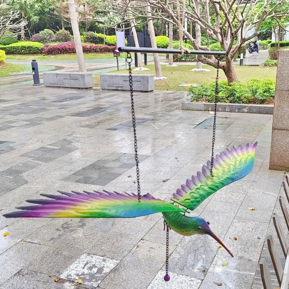 정원데코 철제 공예품 마당 꾸미기 벌새 디자인 전통 공예 조형물 WW3072507