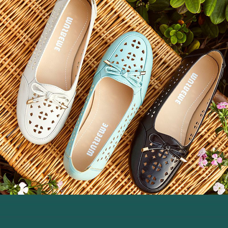 발편한슈즈 여름 효도화 말랑슈즈 펀칭 여성컴포트화 근무화 직템 Q3080904