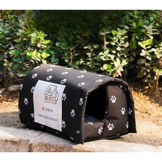 길고양이 하우스 방수 소형견 텐트 야외집 급식소 겨울집 숨숨집  BX3081713