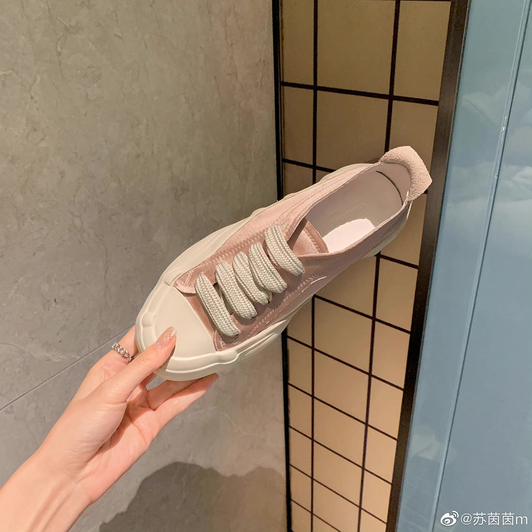 흰색단화 여성 운동화 발편한 워킹화  직템 Q3082905