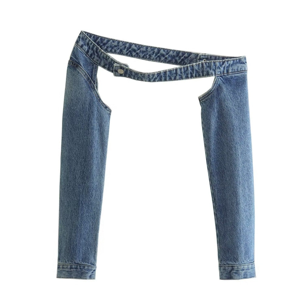 가을 신상 숏 가디건 재킷 코디 유럽풍 청 셔츠 데님 블라우스 BW3083112