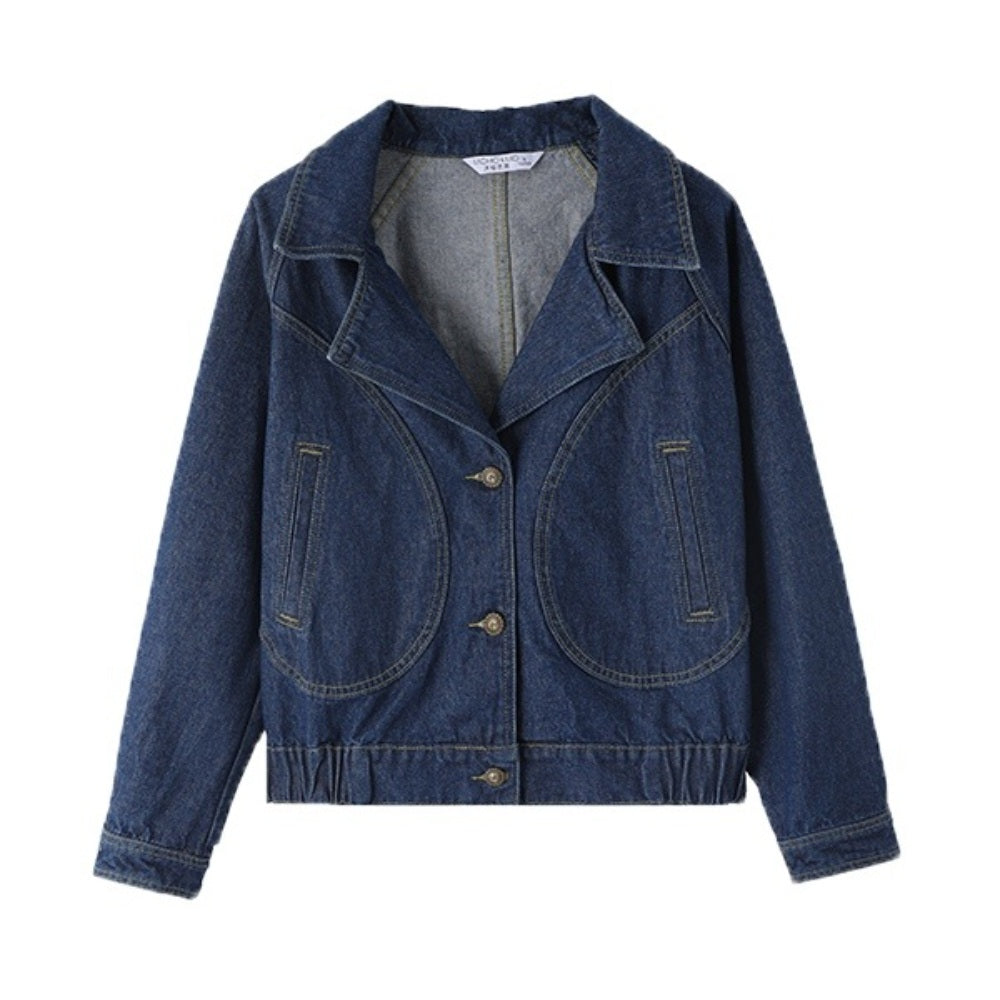 루즈핏 복고풍 숏 롱 가을 신상 재킷 재킷 코디 청재킷  BW3090614