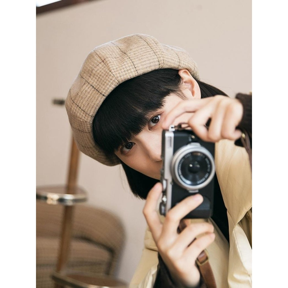 유럽 복고풍 화가모자 여성 울 모직 버킷햇 겨울 패션 직템 BW3100811