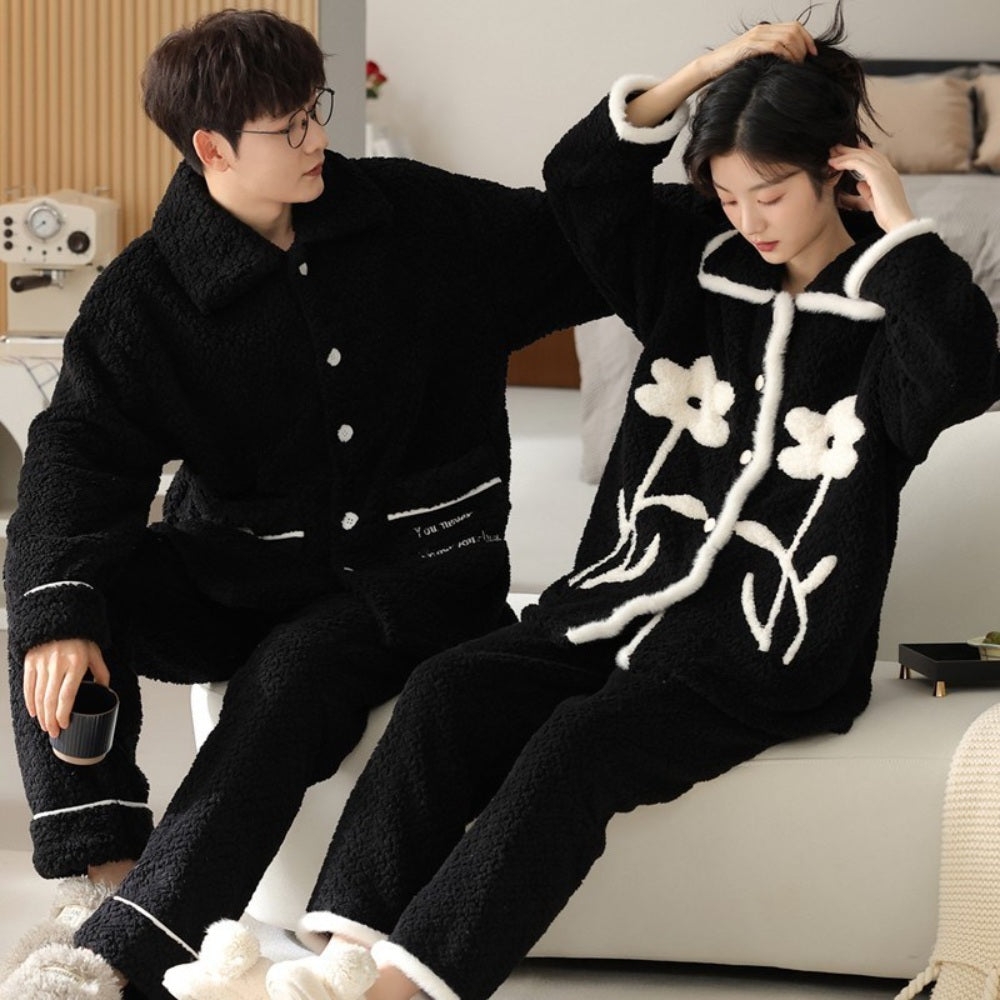 JIKTEM 홈웨어 파자마 발열 커플잠옷 극세사 겨울 BW3111311