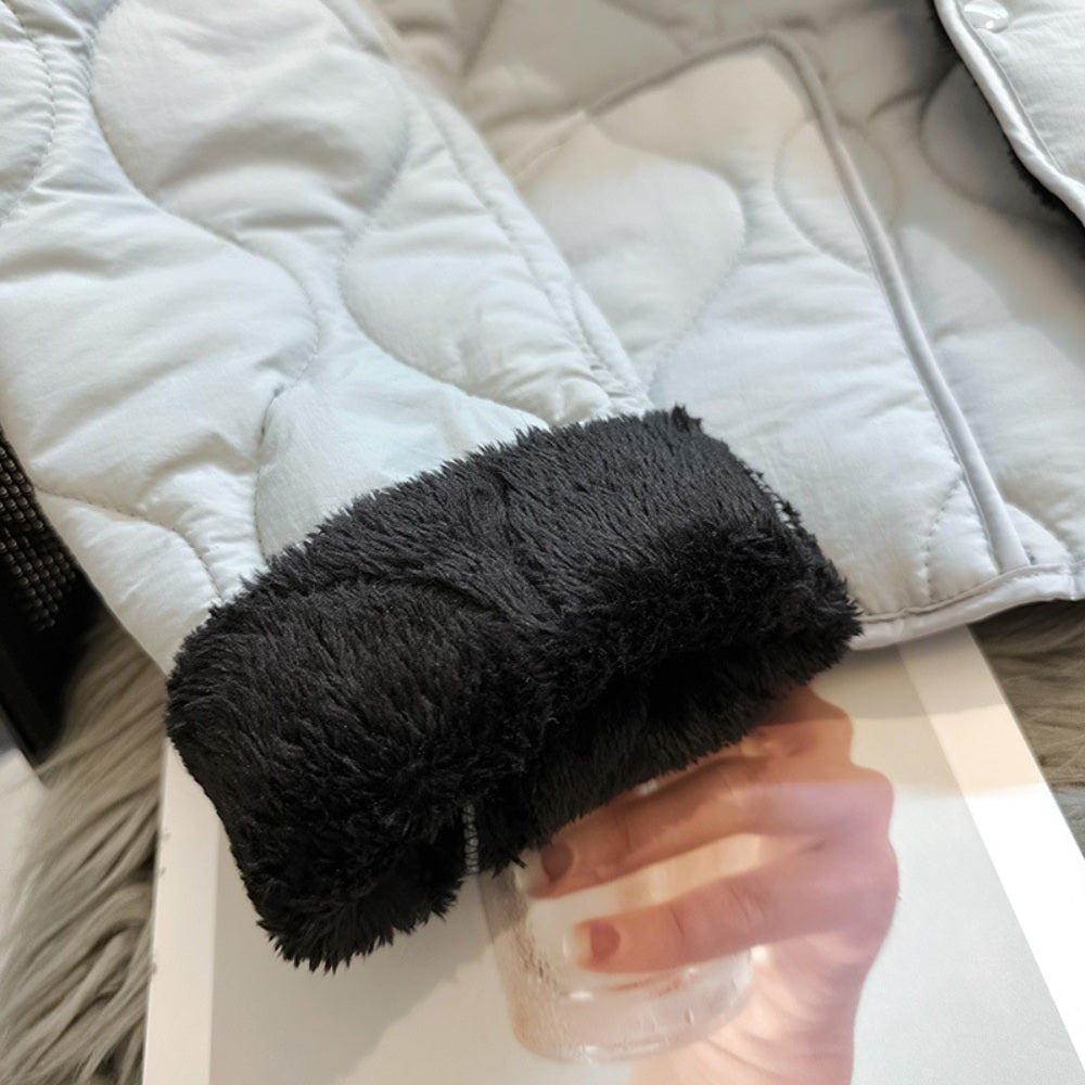 JIKTEM 퀼팅 재킷 패딩 누빔 아웃도어 양털 후리스 따뜻한 자켓 남여공용 점퍼 WW3112401