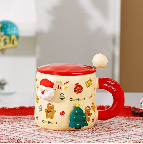 산타컵 크리스마스 머그컵 물컵 도자기컵 선물세트 WX3120603