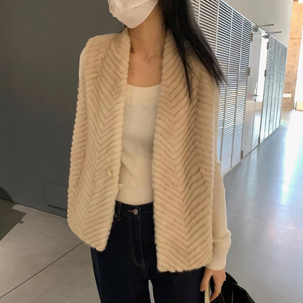 JIKTEM 양털 조끼 발열  후리스 뽀글이 베스트 깔깔이  WJ3121210