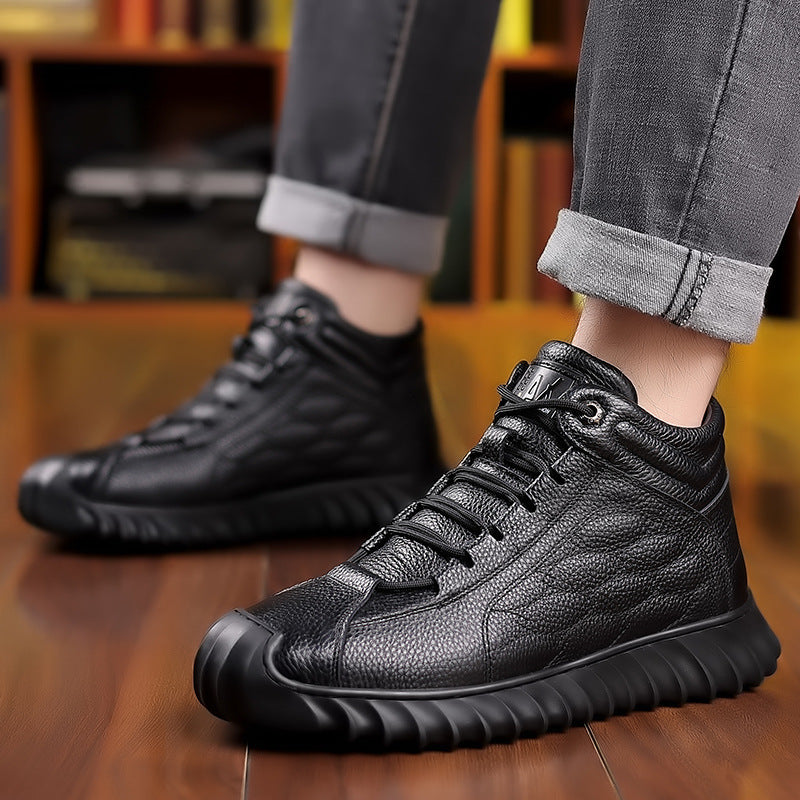 JIKTEM 남자 스노우 방한화 겨울슈즈 털신 퍼안감 패딩 Q3122011