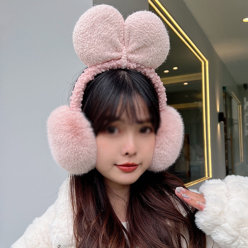 JIKTEM  1+1 빅리본 귀도리 휴대용 간편 머리띠귀마개 방한 Q3122207