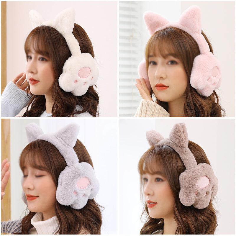 JIKTEM 하트 간편 휴대용 보온 머리띠귀마개 귀도리 Q3122214