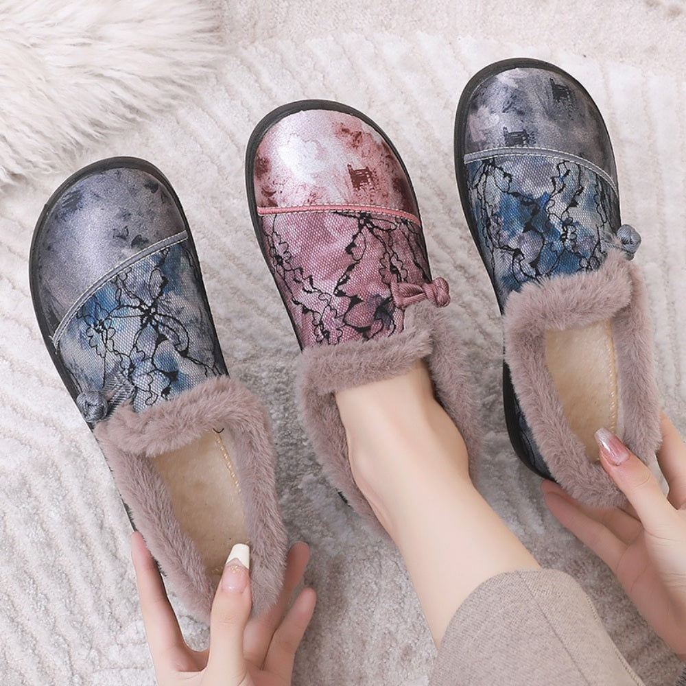 JIKTEM  겨울 방한 슈즈 기모 여자 털신발 드라이빙 털 안감 WD3122703