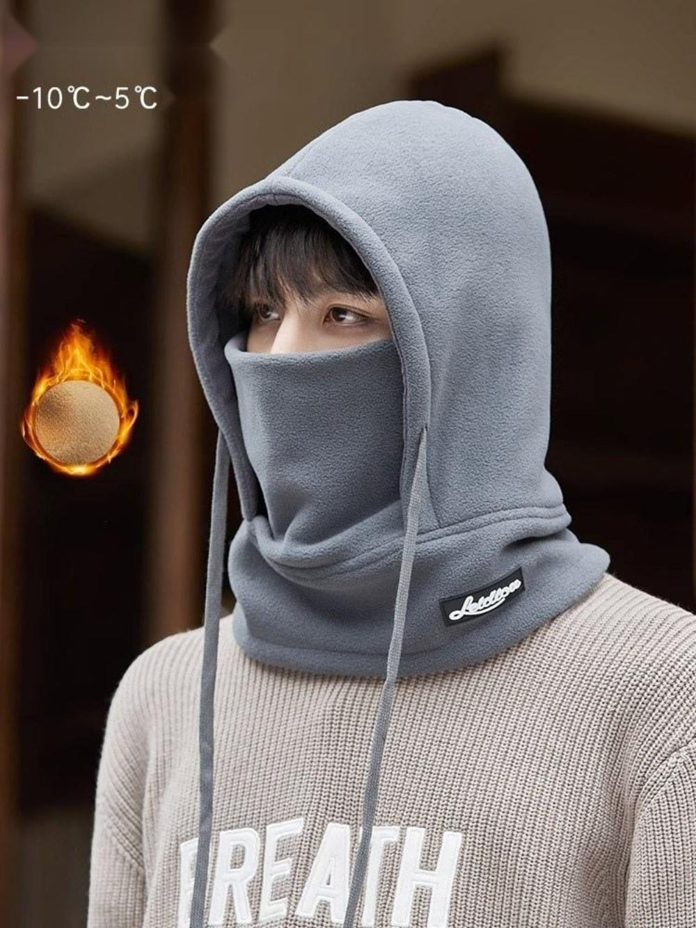 JIKTEM 겨울 사이클링 마스크 따뜻한 스카프 후드티 모자 방풍 방한 WW3122911