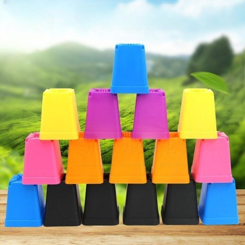 JIKTEM 모종 화분 베란다 텃밭 컵포트 플라스틱 옥상 삽목 사각  WX4012504