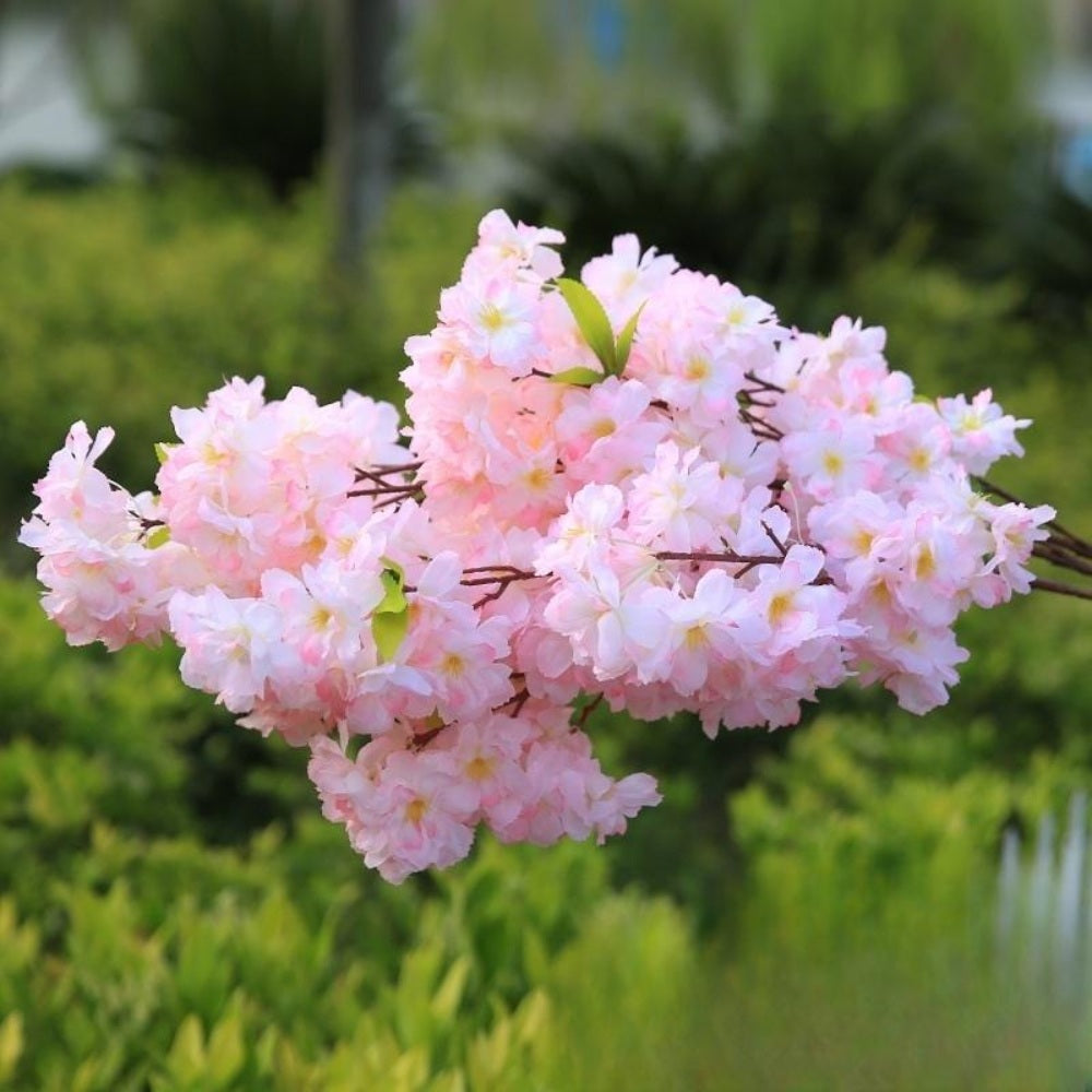 JIKTEM 인조벚꽃 조화 인조나무 가짜나무 벚꽃잎 대형 인테리어 화분 M4020518