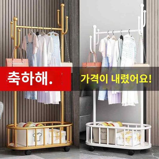 심플 스탠드행거 다용도 이동형 행거 수납행거 스탠드옷걸이 JIKTEM J4021903
