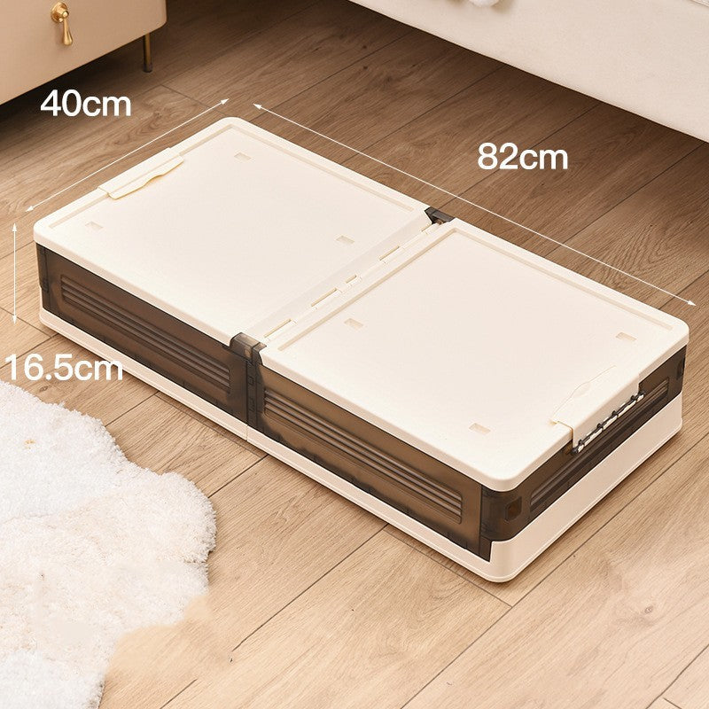 가정용 접이식  언더베드 수납박스 플라스틱  이불 옷 수납 정리함 JIKTEM J4021909