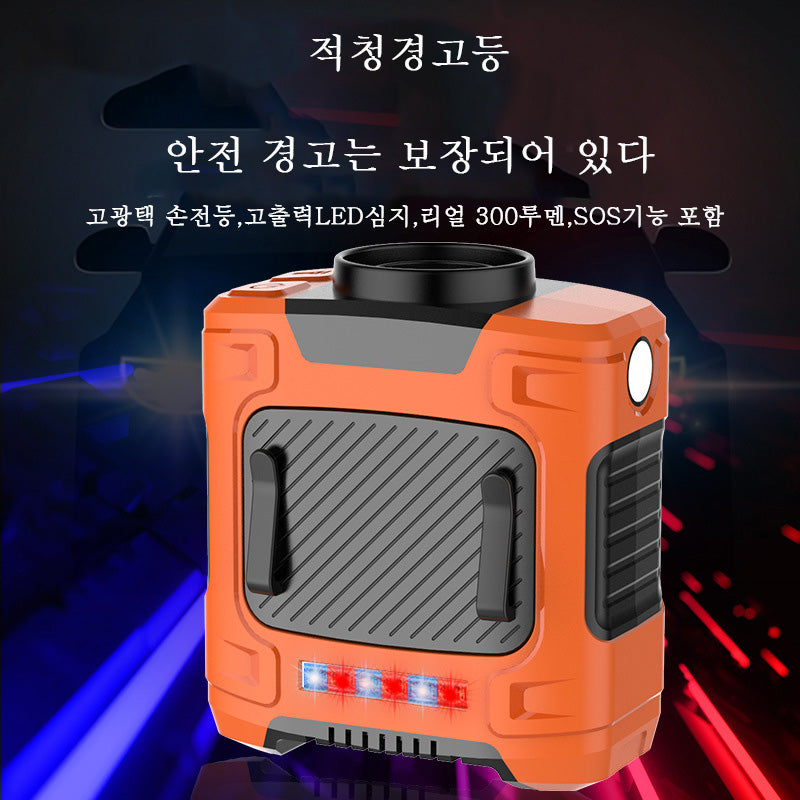 3 in 1 허리선풍기 +LED램프+ 보조 배터리 10000mAh 아웃도어 USB 캠핑용 휴대용 선풍기 미니 선풍기 JIKTEM J4022033