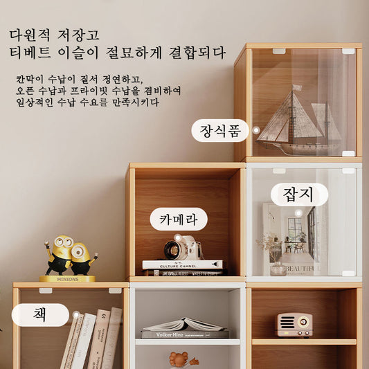 프리믹스 조립형 간이책꽂이 사무용 책장 겸 수납장 미니 책장 책상 책꽂이 선반 JIKTEM J4022908
