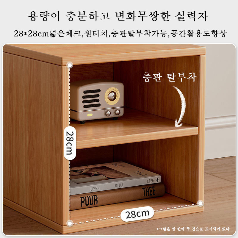 프리믹스 조립형 간이책꽂이 사무용 책장 겸 수납장 미니 책장 책상 책꽂이 선반 JIKTEM J4022908