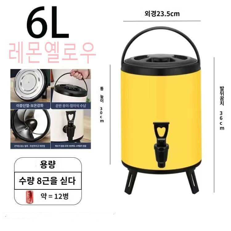 대용량 스테인리스 워터저그 캠핑물통 아이스물통 6L8L JIKTEM J4022911